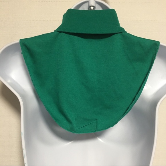 Vtg Unisex Specialty house green turtleneck fold over Dickie cotton blend - Picture 2 of 5